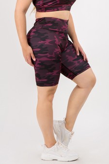 Women’s Pink Hues Activewear Biker Shorts style 2