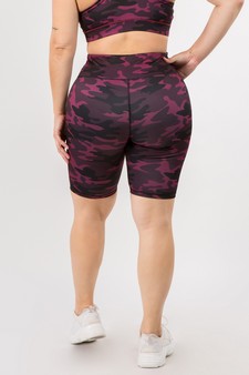 Women’s Pink Hues Activewear Biker Shorts style 3