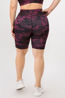 Women’s Pink Hues Activewear Biker Shorts style 3