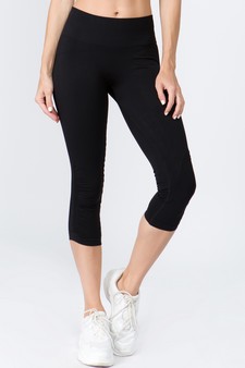 Women's High Rise Cinched Ankle Seamless Activewear Leggings