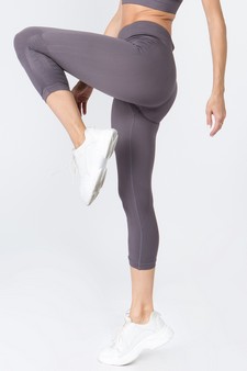 Women's High Rise Cinched Ankle Seamless Activewear Leggings