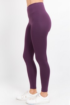 Women's Active Wear Leggings w/ Hidden Waistband Pocket (Large only) style 2