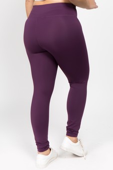 Women's Active Wear Leggings w/ Hidden Waistband Pocket (XXXL only) style 3