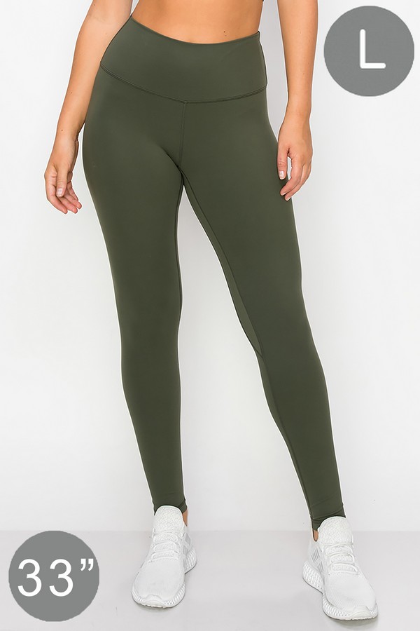 Women's Buttery Soft Activewear Leggings for Tall Girls 33 (Large only) -  Wholesale 