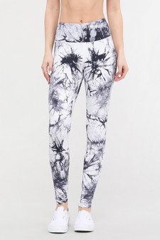 Women's Buttery Soft Tie Dye Activewear Leggings (Medium only) style 2