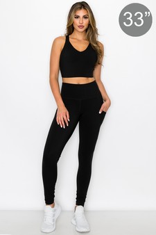 Women's Buttery Soft Activewear Leggings w/ Pockets for Tall Girls 33