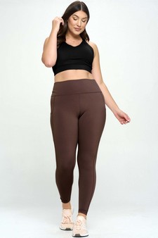 Women's Buttery Soft Activewear Leggings with Pocket style 3