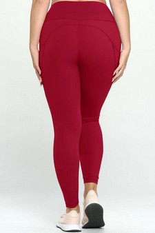 Women's Buttery Soft Activewear Leggings with Pocket style 2