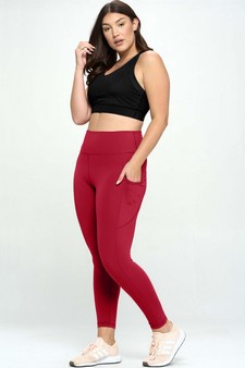 Women's Buttery Soft Activewear Leggings with Pocket style 3