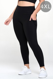 Women's Buttery Soft Activewear Leggings with Pockets (4XL only)