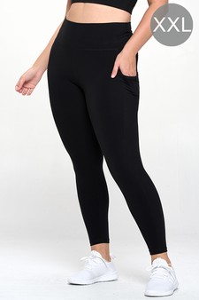 Women's Buttery Soft Activewear Leggings with Pockets - Wholesale - Yelete .com