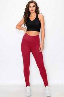 Women's Buttery Soft Activewear Leggings with Pockets style 3