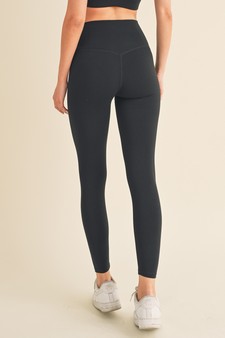 Women’s High Rise Crossover Waist Leggings (Medium only) style 3
