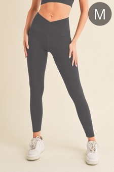 Women’s High Rise Crossover Waist Leggings (Medium only)