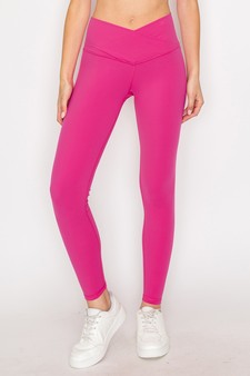 Women’s High Rise Crossover Waist Leggings
