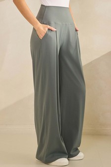 ETA 10/18/25 - Women's CloudFlex Activewear High Rise Wide-Leg Palazzo Pants with Pockets style 3