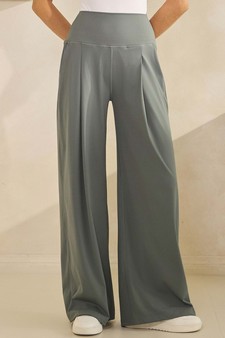 ETA 10/18/25 - Women's CloudFlex Activewear High Rise Wide-Leg Palazzo Pants with Pockets style 4