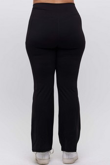 Women's Buttery Soft High-Waisted Straight Leg Active Pants with Side Pockets style 2