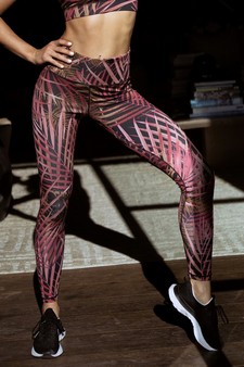 Women's Wild Thing Activewear Leggings - TOP; ACTPT059