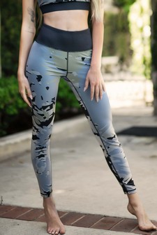 Women's Abstract Canvas Activewear Leggings