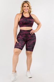 Women’s Can You See Me Pink Camo Activewear Set