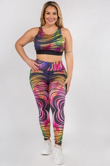 Women's In Motion Rainbow Activewear Set