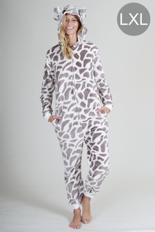 Plush Giraffe Animal Onesie Pajama Costume (6pcs L/XL only)