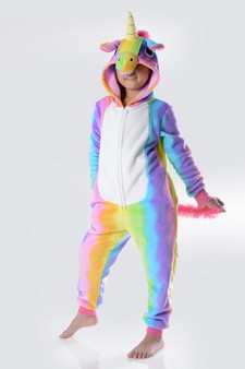 Kid's Rainbow Stripe Unicorn Onesie (6pcs Small only) style 5