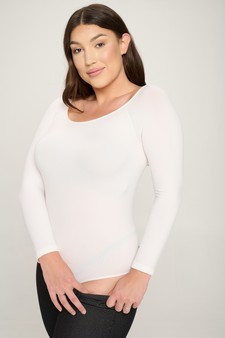 Long Sleeve Off the Shoulder Bodysuit