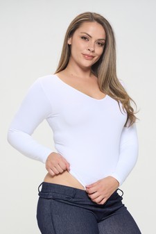 Women’s Seamless Body Contour Long Sleeve Bodysuit