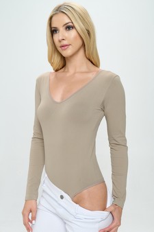 Women’s Seamless Body Contour Long Sleeve Bodysuit