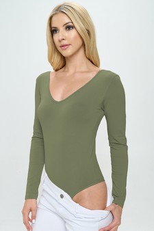 Women’s Seamless Body Contour Long Sleeve Bodysuit