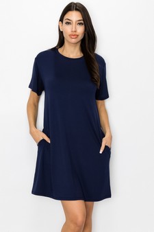 Women’s On The Go T- Shirt Dress With Pockets