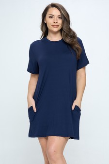 Women’s On The Go T- Shirt Dress With Pockets