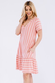 Women’s Tailored To Me Striped Dress style 2