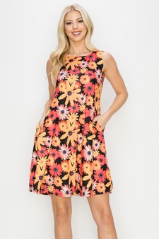 Women’s Beauty in Bloom A-Line Dress