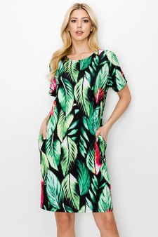 Women’s A Look into Paradise T-Shirt Dress