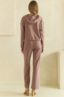 ETA 08/13/26 - Lightweight Modal Scuba Zip-Up Hooded Jacket and Bottom Set style 2