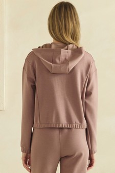 ETA 08/13/26 - LightWeight Modal Scuba Zip-Up Hooded Jacket style 2