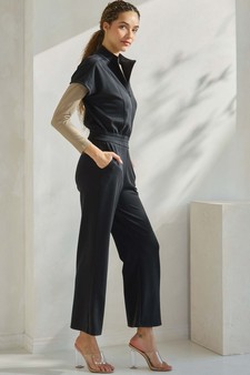 Women's UltraChic Sofie Soft Shortsleeve Jumpsuit style 3