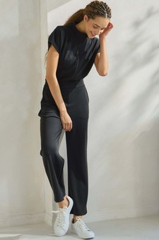 Women's UltraChic Sofie Soft Shortsleeve Jumpsuit style 5