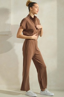 Women's UltraChic Sofie Soft Shortsleeve Jumpsuit style 3