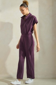 Women's UltraChic Sofie Soft Shortsleeve Jumpsuit style 3