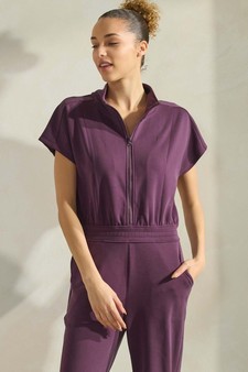 Women's UltraChic Sofie Soft Shortsleeve Jumpsuit style 4