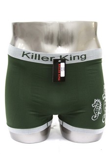SEA HORSE EMBLEM SEAMLESS BOXER BRIEFS style 3