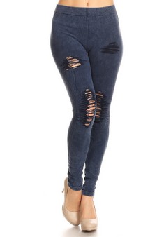 Yelete distressed leggings cheap