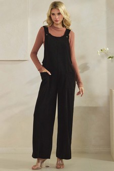 The Classic Relaxed Wide-Leg Corduroy Overalls style 5