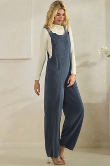 Women's The Classic Relaxed Wide-Leg Corduroy Overalls style 3
