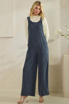 Women's The Classic Relaxed Wide-Leg Corduroy Overalls style 5