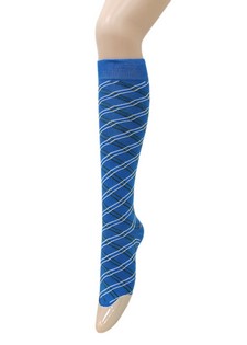 BIAS PIN STRIPED KNEE HIGH SOCKS